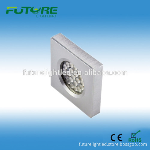 12VDC input 2.6W square led smd led puck light